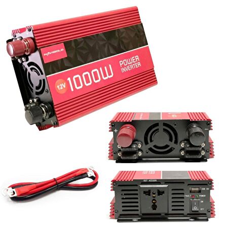 İNVERTER MODİFİYE SİNÜS 12V 1000W NAVİGOLD