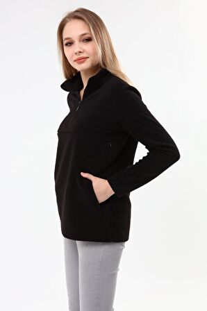 Luvmabelly MYRA4550 Fermuarlı Emzirme Sweatshirt -