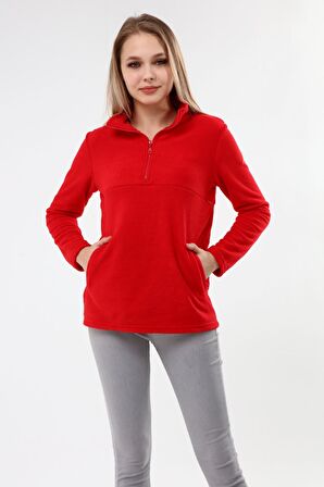 Luvmabelly MYRA4553 Fermuarlı Emzirme Sweatshirt -