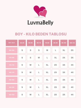 LuvmaBelly 2301-2309 Pamuklu Uzun Kollu Hamile T-Shirt