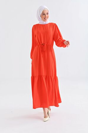 Nar Bisiklet Yaka Beli Tünelli Bağlama Detaylı Geniş E