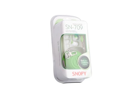 Yeşil Kulak İçi Koruma Çantalı Lüks Cep Telefonları İçin SN-709