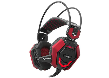 Siyah-Kırmızı Gaming Baş Üstü Kulaklık SN-R5