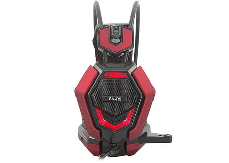 Siyah-Kırmızı Gaming Baş Üstü Kulaklık SN-R5