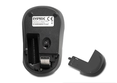 Usb Siyah-Beyaz 800-1200-1600Dpi Kablosuz Mouse Sm-804
