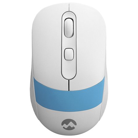 Usb Beyaz-Mavi 2.4Ghz Optik Kablosuz Mouse Sm-18
