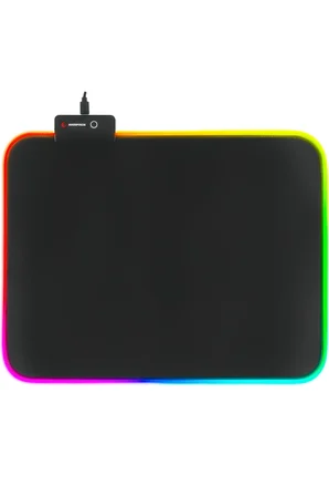 Siyah 252X328X3Mm Rgb Ledli Gaming Mouse Pad Mp-21