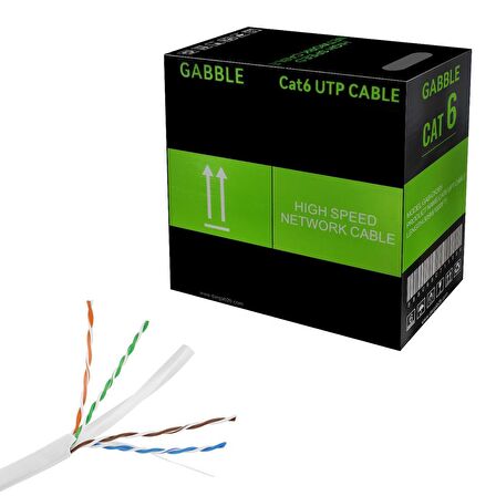 CAT6 KABLO 23AWG 305MT GABBLE