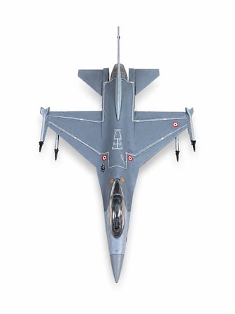 Maket Montajlı + Boyalı ( F-16 MAKET UCAK PM MODEL )