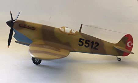 Supermarine Spitfire VB/C Savaş Uçağı Pm Model Demonte Plastik Maketi