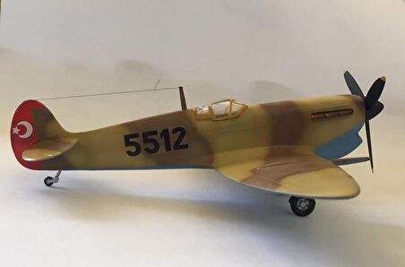 Supermarine Spitfire VB/C Savaş Uçağı Pm Model Demonte Plastik Maketi