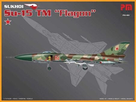 Su-15 Tm Flagon PM Model Demonte Plastik Uçak Maket Kiti