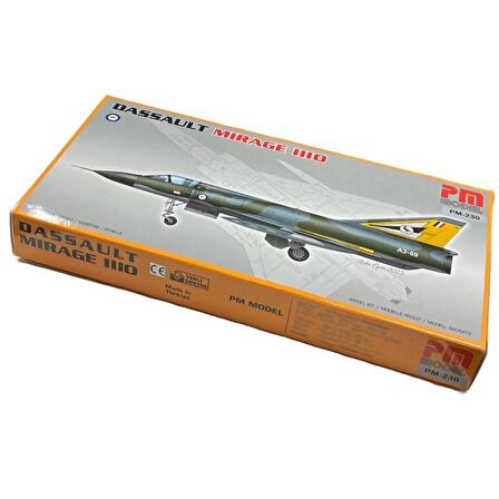 Dassault Mirage IIIO Pm Model Avustutala akro tim Demonte Plastik Maket