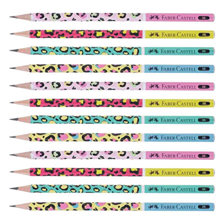 Faber-Castell Safari 2B Yuvarlak Kurşun Kalem 12 Adet