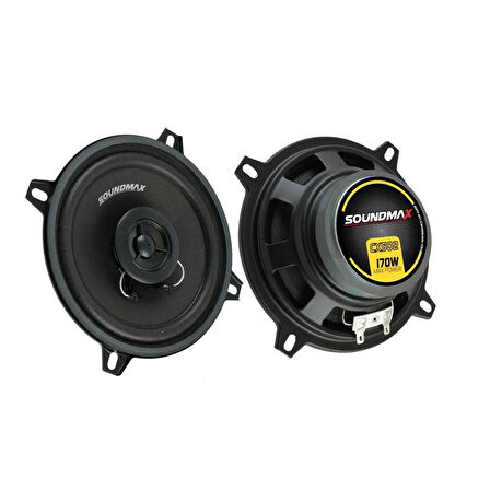 Soundmax Cx-520-170w Max Power-tweeterlı 13 Cm Kapı Hoparlörü-2 Adet 