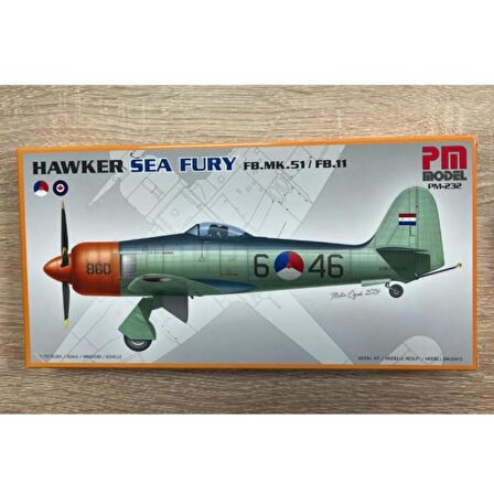 HAWKER SEA FURRY  FB.MK-51 / FB11 Pm Model Demonte Plastik Maketi