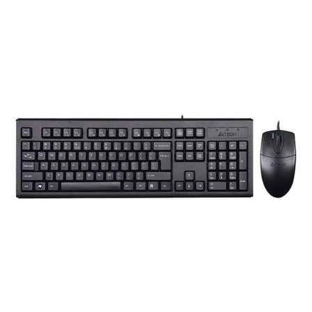 Q TR Usb Kablolu Klavye + Mouse Set Siyah KM-72620D