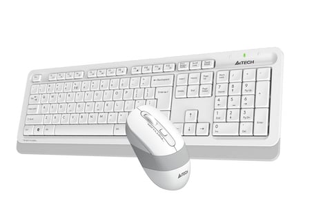 Q TR 2.4G Multimedia Kablosuz Klavye Mouse Seti Beyaz FG1010 