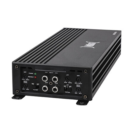 MOBASS MBM-200.4-4X200W RMS -KALİTELİ PROFESYONEL YER KAPLAMAN CLASS D MİNİ ANFİ
