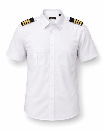 Pilot Gömlek Kısa Kollu Polyester su itici kumaş