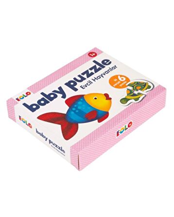 +1 Yaş 4'lü Baby Puzzle Seti (Eolo Yayınları)