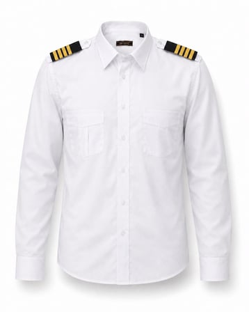 Pilot Gömlek Uzun Kollu Polyester su itici kumaş