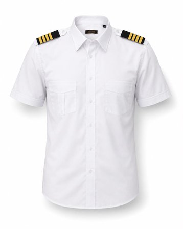 Pilot Gömlek Kısa Kollu %95 Pamuk %5 Likra