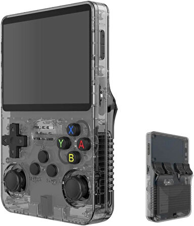 R36S Ips EKRAN/21.500 OYUN/3.500MAH/64GB Hafıza/3.5 Inç Ekran/retro Atari Gampad Oyun Konsolu
