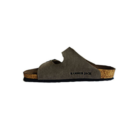 HAMMER JACK Orthopedix Haru Çift Bantlı Tokalı Rahat Unisex Terlik 503 01