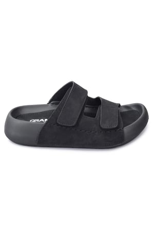 QRAMED Orthopedix Çift Bantlı Cırtlı Unisex Spor Terlik QR25101