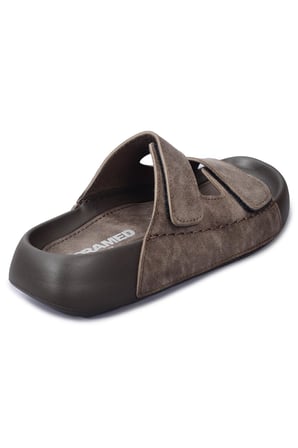 QRAMED Orthopedix Çift Bantlı Cırtlı Unisex Spor Terlik QR25101