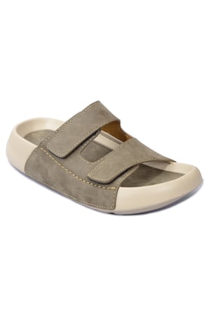 QRAMED Orthopedix Çift Bantlı Cırtlı Unisex Spor Terlik QR25101