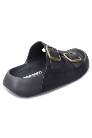 QRAMED Orthopedix Çitf Bantlı Tokalı Unisex Spor Terlik QR25150