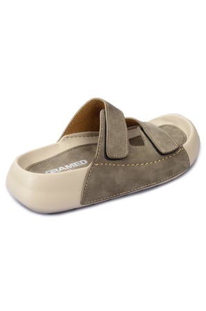 QRAMED Orthopedix Çift Bantlı Cırtlı Unisex Spor Terlik QR25151