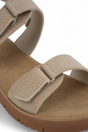 QRAMED Orthopedix Rahat Kadın Cırtlı Sandalet QR25202