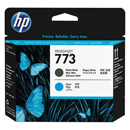 Hp 773c-C1Q20A Orijinal Mat Siyah ve Mavi Baskı Kafası