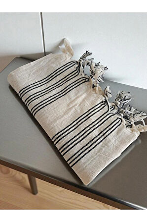 Mutfak Kurulama Bezi, 2 adet Farklı Desen, %100 Pamuk, Kara Tezgah Peşkir 50x90 Cm