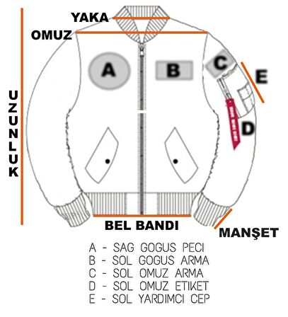 MNG91S Bomber Pilot Montu Kumas Siyah