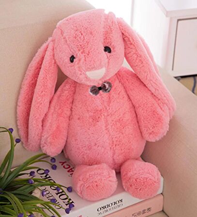 Uyku Arkadaşım PAPYONLU Uzun Kulak Bunny Peluş Tavşan 65 cm