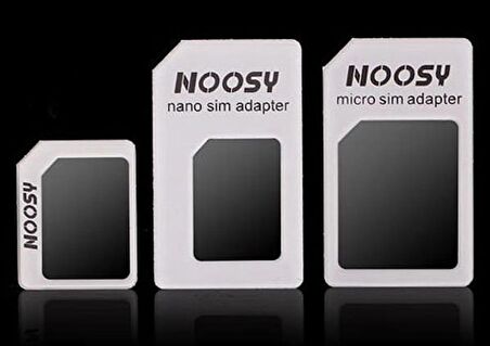 Noosy: Nano ve Micro Sim Kart Adaptörü