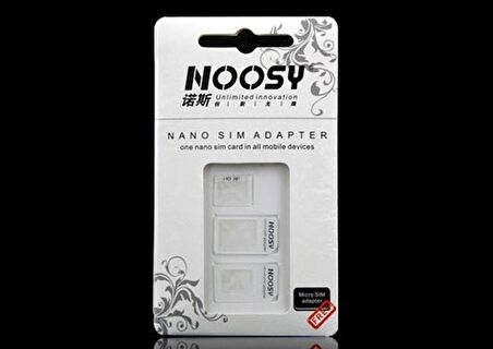 Noosy: Nano ve Micro Sim Kart Adaptörü