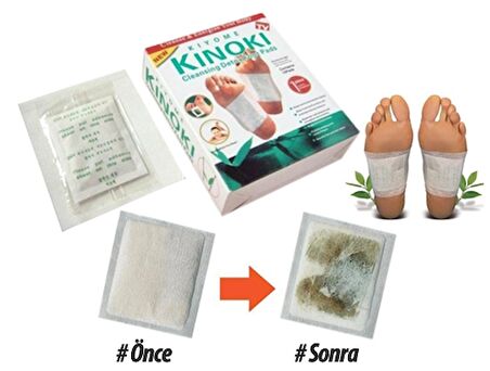 Kinoki Toksin Atıcı Detox Ayak Bandı 10 Adet