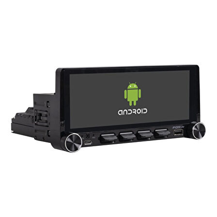 FOR-X X-425A-6.86''HD EKRAN-ANDROİD-2GB RAM-32GB-ARKASI NORMAL TEYP-WİFİ-KABLOSUZ CAR PLAY-BT-MP3-FM-HD KAMERA HEDİYE