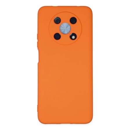 Huawei Nova Y90 Kılıf Nano içi Kadife Silikon - Turuncu