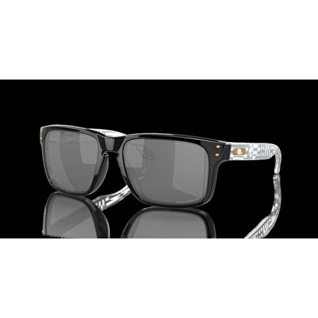 Oakley Holbrook Black Introspect w/ PrizmBlackP Unısex Gözlük 0OO9102-OAK.9102-1