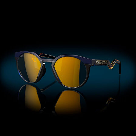 Oakley HSTN KM Navy/Trns Blue w/  Prizm 24K Pol Unısex Gözlük 0OO9242-OAK..9242