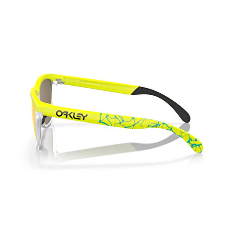 Oakley 0OO9284 928415 55 Frogskins range Erkek Yuvarlak Sarı Kemik Güneş Gözlüğü