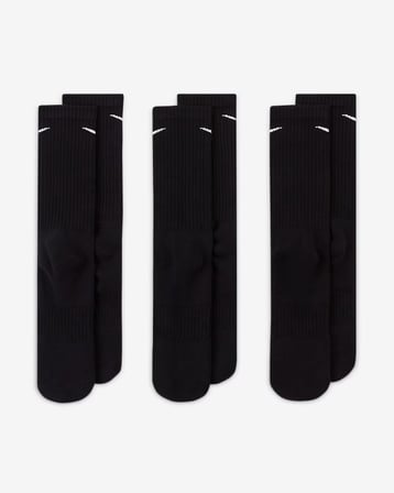 Nike SX7664-010 Everyday Cushioned Crew Antrenman Çorapları (3 Çift)