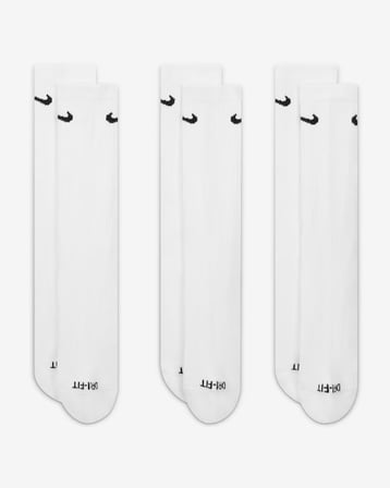 Nike SX6888-100 Everyday Plus Destekli Antrenman Crew Çorapları (3 Çift)