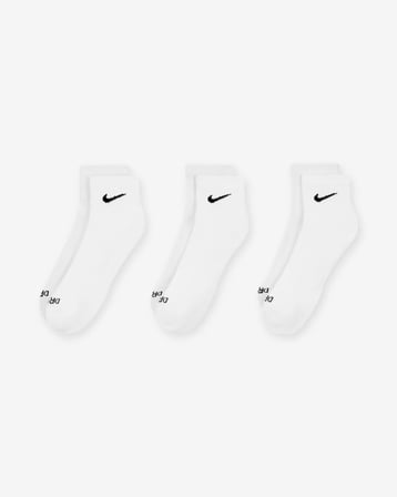 Nike Everyday Plus Destekli Antrenman Bilek Çorapları (3 Çift) Beyaz SX6890-100